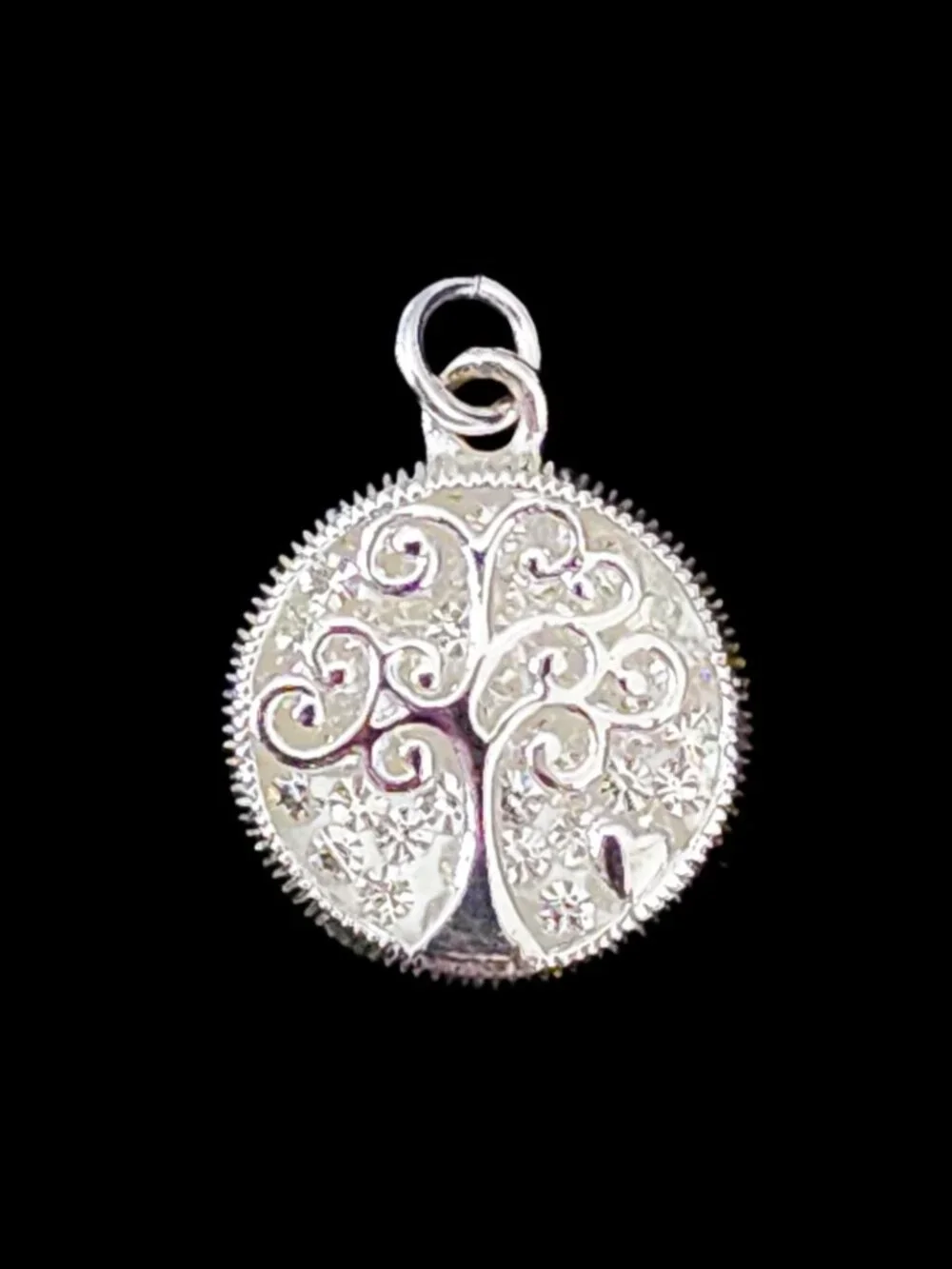 VINTAGE Y2K STERLING SILVER CZ 
